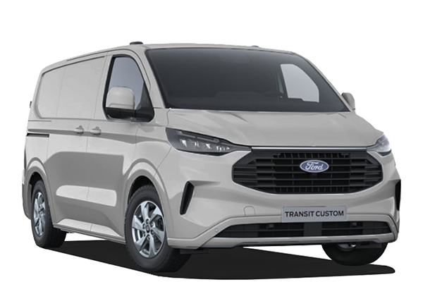 Vue latérale du fourgon FORD CUSTOM - 2023 – modèle utilitaire aménageable